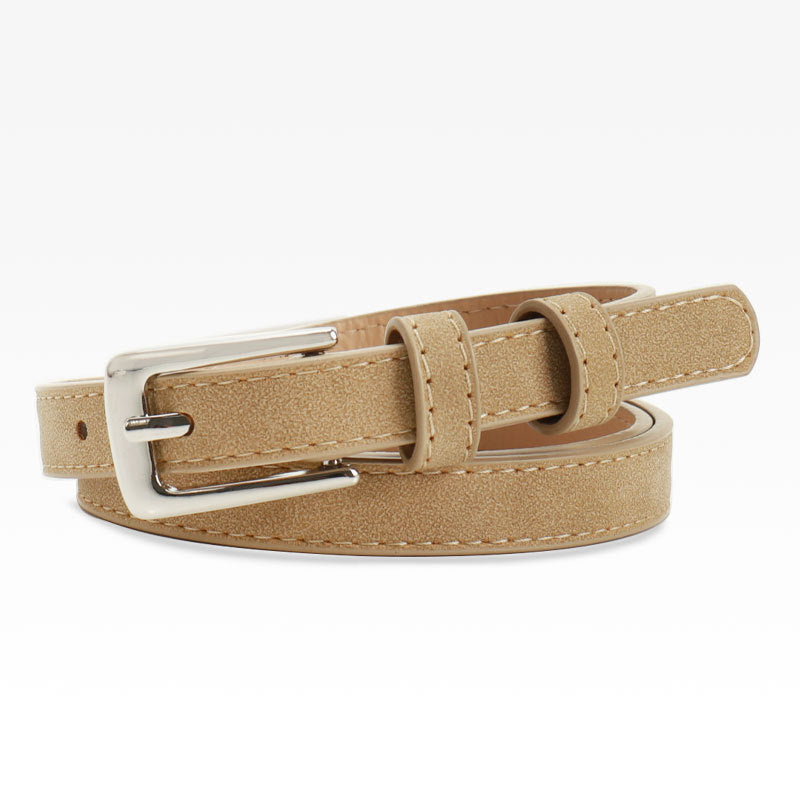 Summer Ou Ruofeng new fashion simple women's thin belt decoration jeans dress high-end belt women