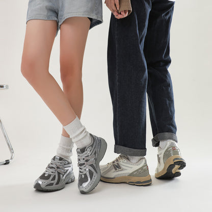 Putian 1906RN Word Shoes primavera e outono New Balance Cool Running Daddy Shoes Sapatos Masculinos Casal Leve e Versátil Respirável Running Shoes