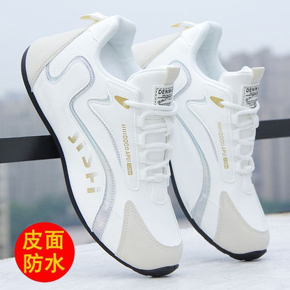 Douyin's same men's shoes 2023 new trendy men's casual shoes, handmade sole wrapped shoes, heightened sneakers, cross-border dropship