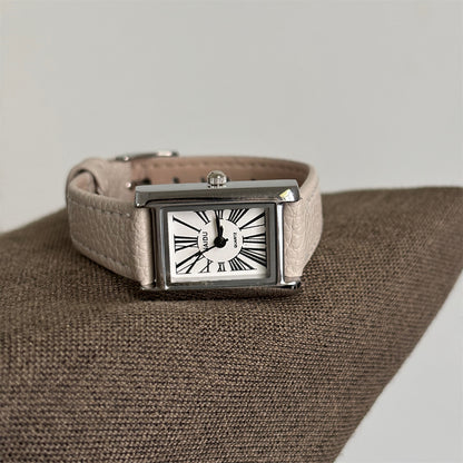 Hot sale simple light luxury exquisite commuter square senior student quartz watch temperament casual versatile second-hand wholesale price