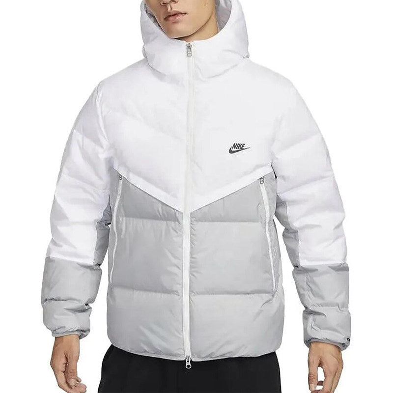 NIKE Men's Winter Hooded Warm Cropped Casual Jacket Jacket Down Jacket DV1132-247-010