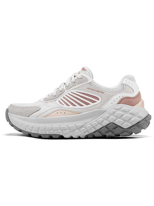 Skechers 25 Summer Women's Monster Shoes Mesh Breathable Platform Heightened Casual Sneakers 150682 LGMT