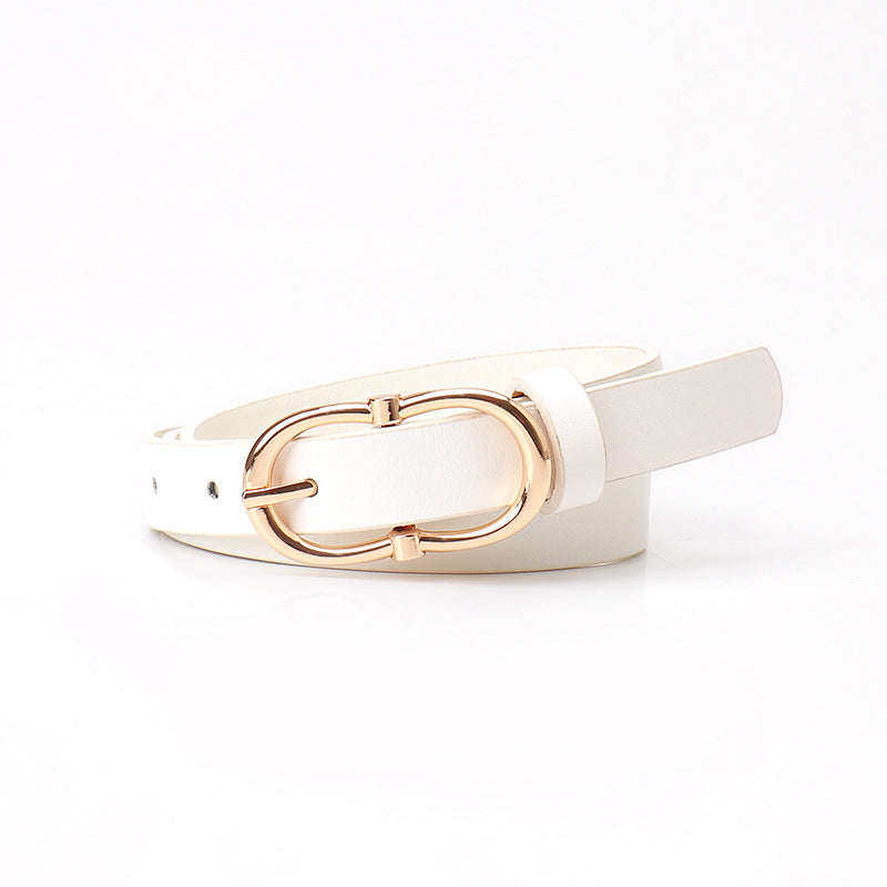 New Simple Versatile Ladies Belt Fashion Commuter Casual Style Belt Women's Decorative Jeans Belt Factory Wholesale