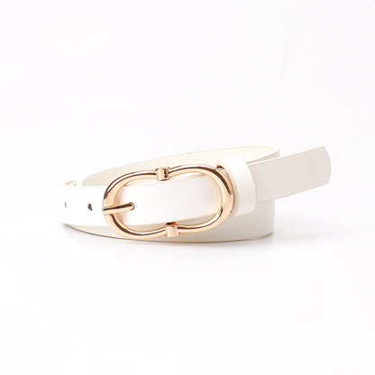 New Simple Versatile Ladies Belt Fashion Commuter Casual Style Belt Women's Decorative Jeans Belt Factory Wholesale