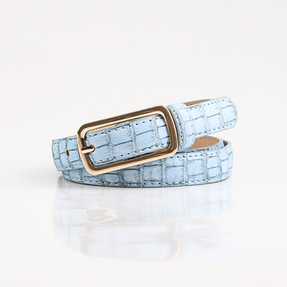 Cross-border European and American new women's belts are fashionable, simple and versatile, casual with dresses, jeans, coats, belts, women