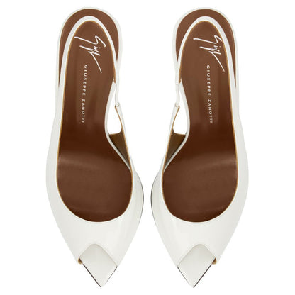 2026 summer new open-toe pointed fish mouth high heels stiletto heels and empty patent leather sandals for women cross-border European and American style