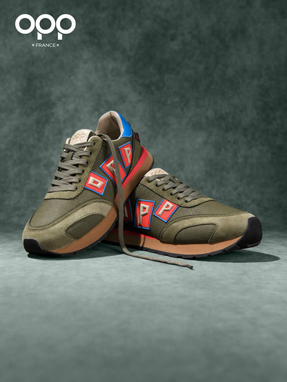 OPP Men's Shoes Spring 2026 New Niche Original Light Luxury Versatile Leather Forrest Gump Shoes Men's Casual Sneakers