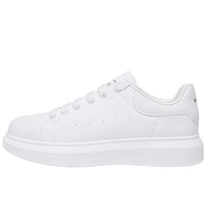 Breathable men's and women's thick-soled white shoes, casual comfortable board shoes, preppy style, light and popular single shoes wholesale