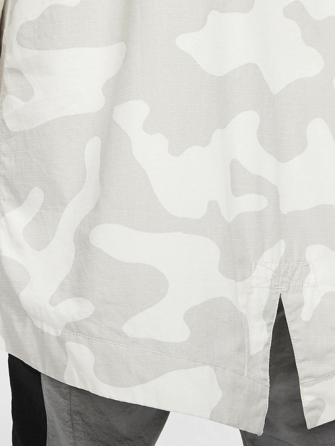 Nike Official Genuine 2025 Winter Men's Hooded Print Midi Jacket CK2537-072