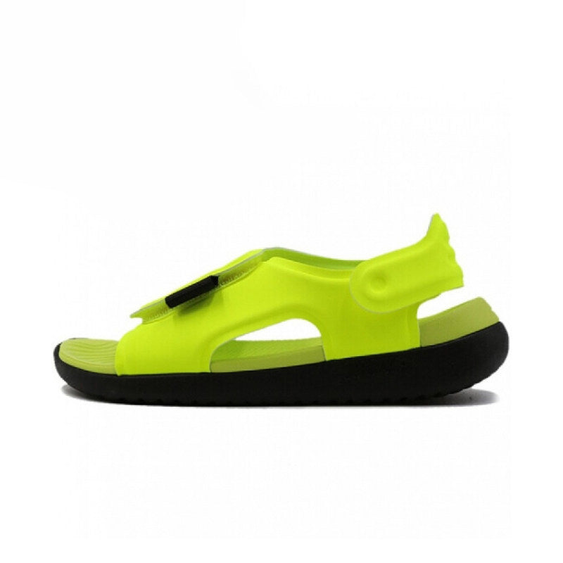 Sandálias de praia Nike Sunray com velcro para exterior, modelo AJ9077-601-700