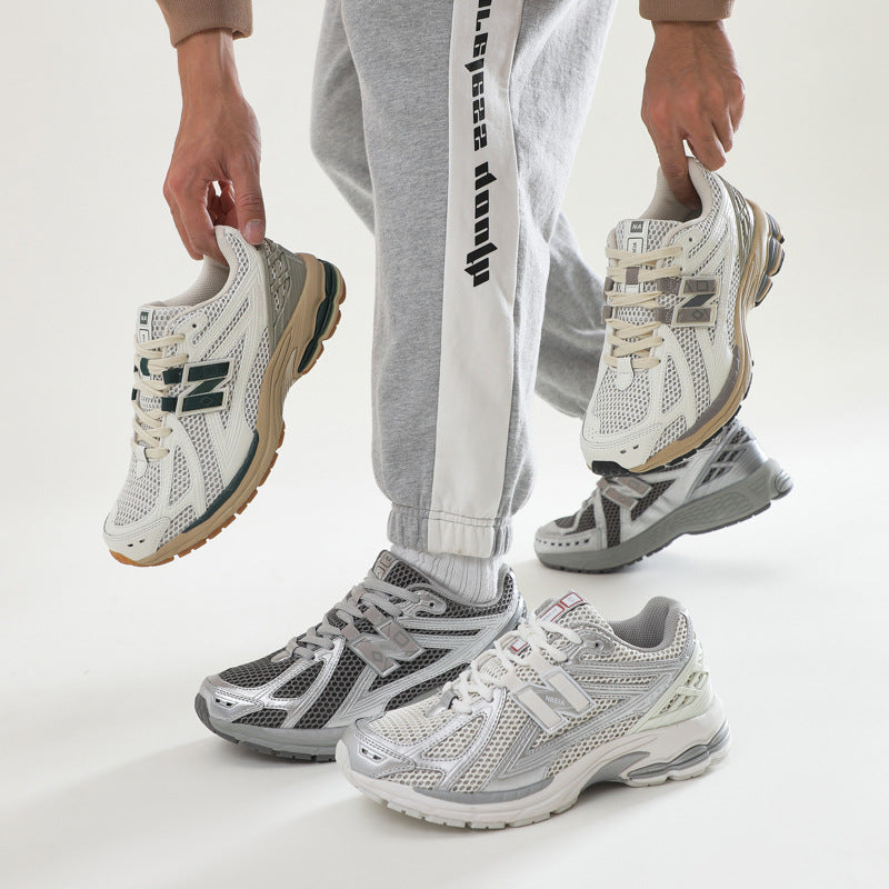 Putian 1906RN Word Shoes primavera e outono New Balance Cool Running Daddy Shoes Sapatos Masculinos Casal Leve e Versátil Respirável Running Shoes