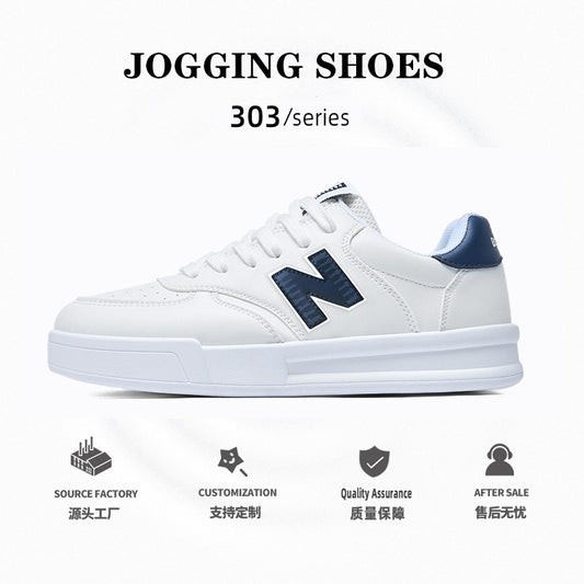 Primavera e outono New Balance Cool Run 303 verão Novos Sapatos Brancos Tênis Femininos Casal Sapatos Low-Top Homens Simples