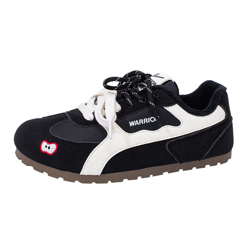 Pullback new thin-soled ballet training shoes double lace-up high-value fashion casual shoes are versatile and light and comfortable women's shoes