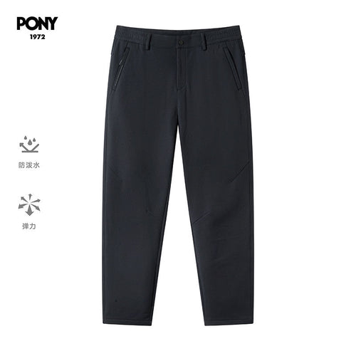 PONY1972 Boni Women's Pants Trendy Loose Black Casual Warm Waterproof Woven Pants 244M2UT08