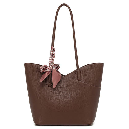 Cross-border women's bag women's 2025 new fashion shoulder bag retro large capacity tote bag handbag factory direct sales