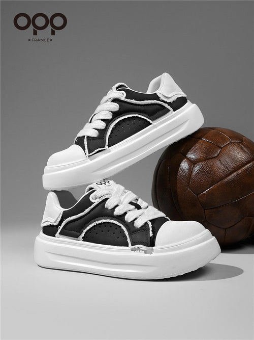 OPP men's shoes spring 2026 new men's platform height increase retro trend sports leisure versatile ruffian handsome board shoes