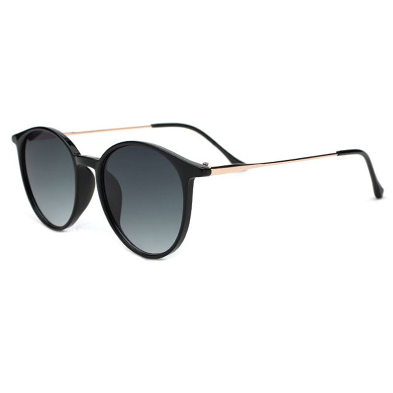 Fashion round face sunglasses women's high-end sense Amazon UV protection sunglasses driver trend sunglasses men