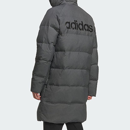 ADIDAS Men's Winter Hooded Warm Casual Mid Length Down Jacket KQ5516 KQ5514