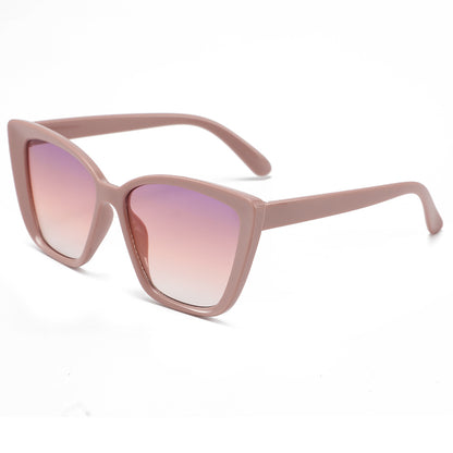 Cat's eye sunglasses foreign trade wholesale full frame black glasses men's and women's sunglasses high-end sunglasses UV protection