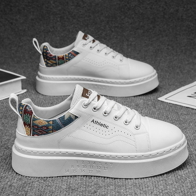 Men's Shoes 2026 New Spring Trendy Versatile Niche Original Embroidered Board Shoes Men's Sports Casual Thick-Soled Trendy Shoes