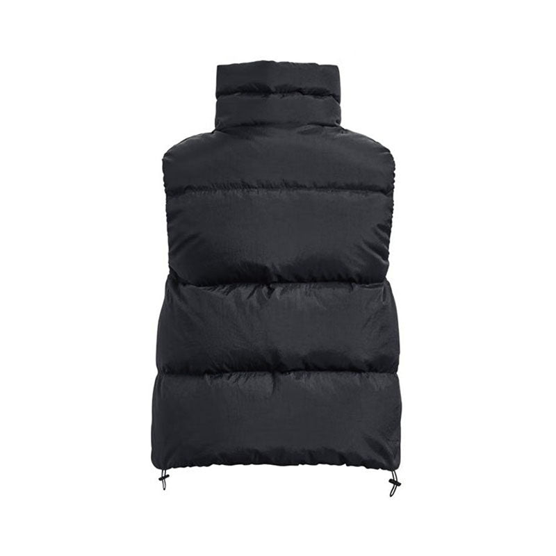 UA Under Armour Fall/Winter Women's New Casual Sports Warm Stand-Up Collar Down Vest Vest 1381660-001