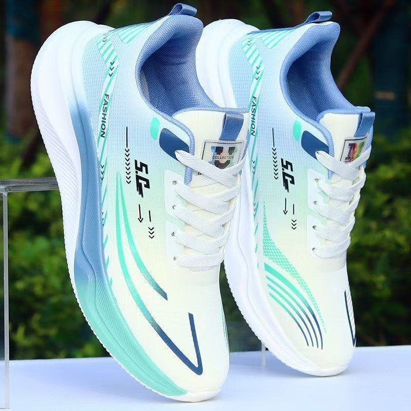 2025 New Sneakers Korean Breathable Student Shoes Lightweight Running Shoes Spring and Summer Casual Shoes Men's Cross-border Wholesale