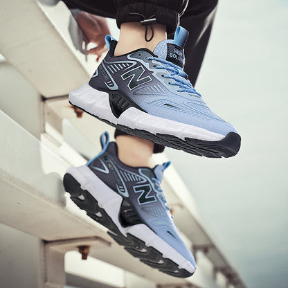 Primavera e outono New Balance Cool Run Soft Sole Sapatilhas, Sapatos de Corrida Respiráveis de verão, Casuais e Versáteis