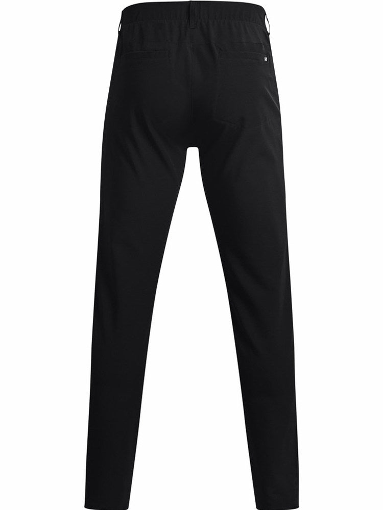 Calça de golfe para homem Under Armour UA Drive, em tecido elástico, para uso casual e confortável, preta (código 1364934).