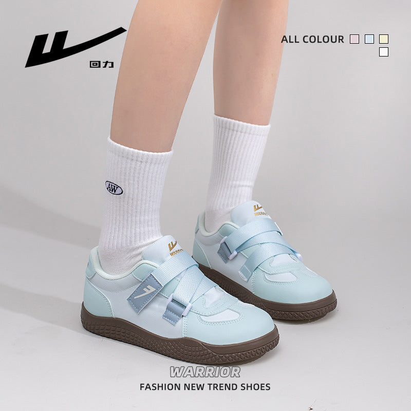 Velcro fashion German training shoes trend simple solid color student shoes casual and versatile spring and autumn new sneakers