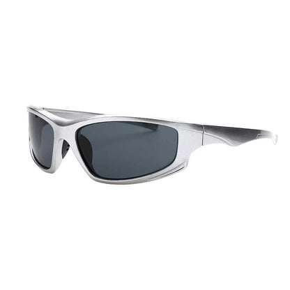 New personalized sports glasses 2025 cross-border punk style sunglasses fashion trend Y2K millennial spicy girl sunglasses