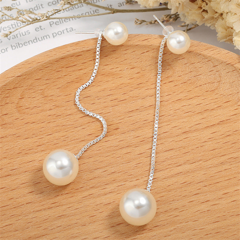 RAKOL cross-border fashion pearl earrings, long Korean temperament Internet celebrity earrings, new trendy women's earrings