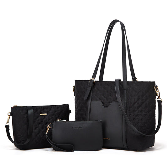 Mala de senhora Amazon Hot Bag 2024, modelo tote, estilo europeu e americano, bordada, ideal para sogras, com alça a tiracolo.