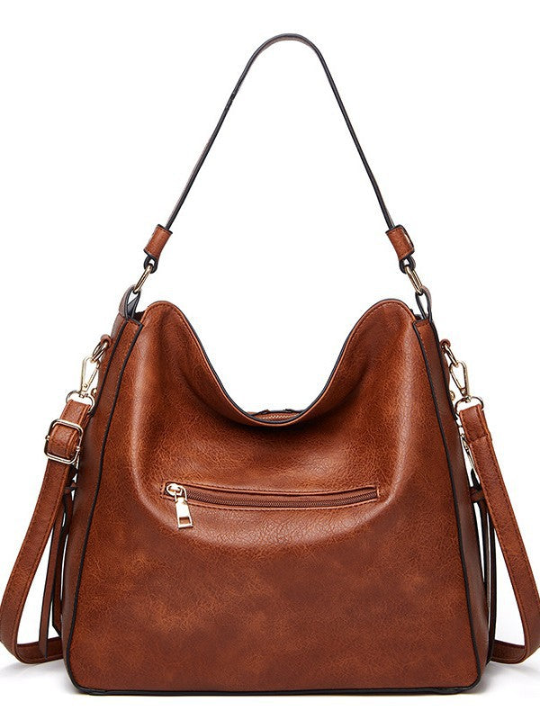 Cross border bag women's bag 2025 new European and American fashion retro tote bag mother bag shoulder crossbody bag wholesale