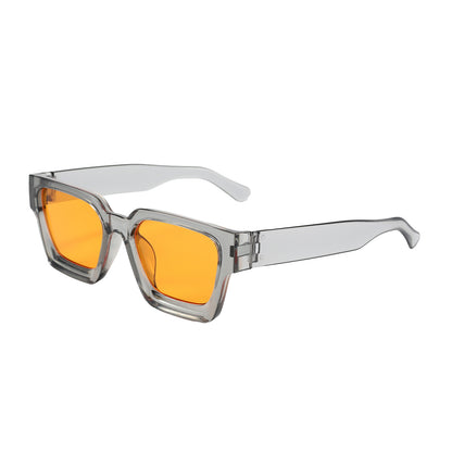 Classic square frame sunglasses 2025 cross-border hot sale wholesale full frame sunscreen men's and women's high-end face small sunglasses