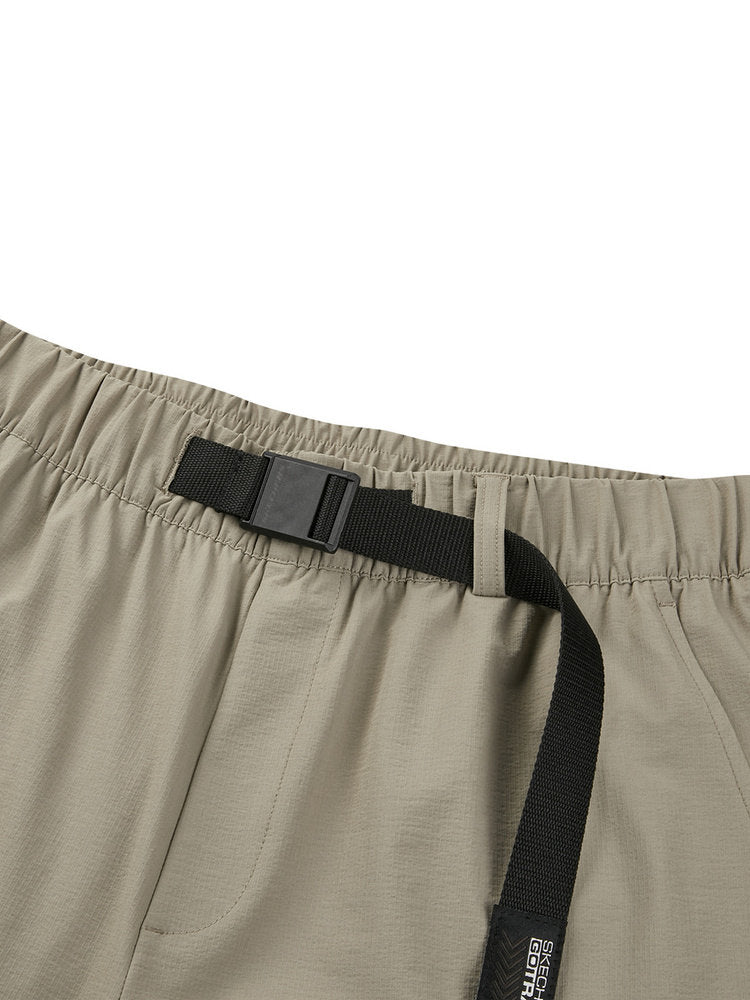 Skechers Summer New Men's Mountain Outdoor Simple and Versatile Casual Woven Pants L124M053 01NC