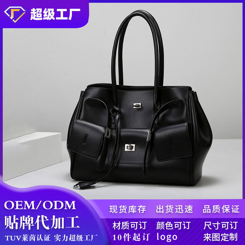 personalização Bolsa tote feminina elegante Grande capacidade para o dia a dia bolsa minimalista sofisticada Bolsa de ombro Internacional fashion Bolsa atacado