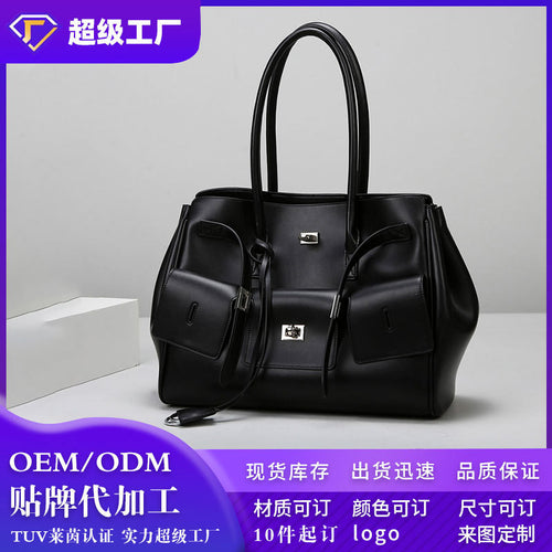 personalização Bolsa tote feminina elegante Grande capacidade para o dia a dia bolsa minimalista sofisticada Bolsa de ombro Internacional fashion Bolsa atacado