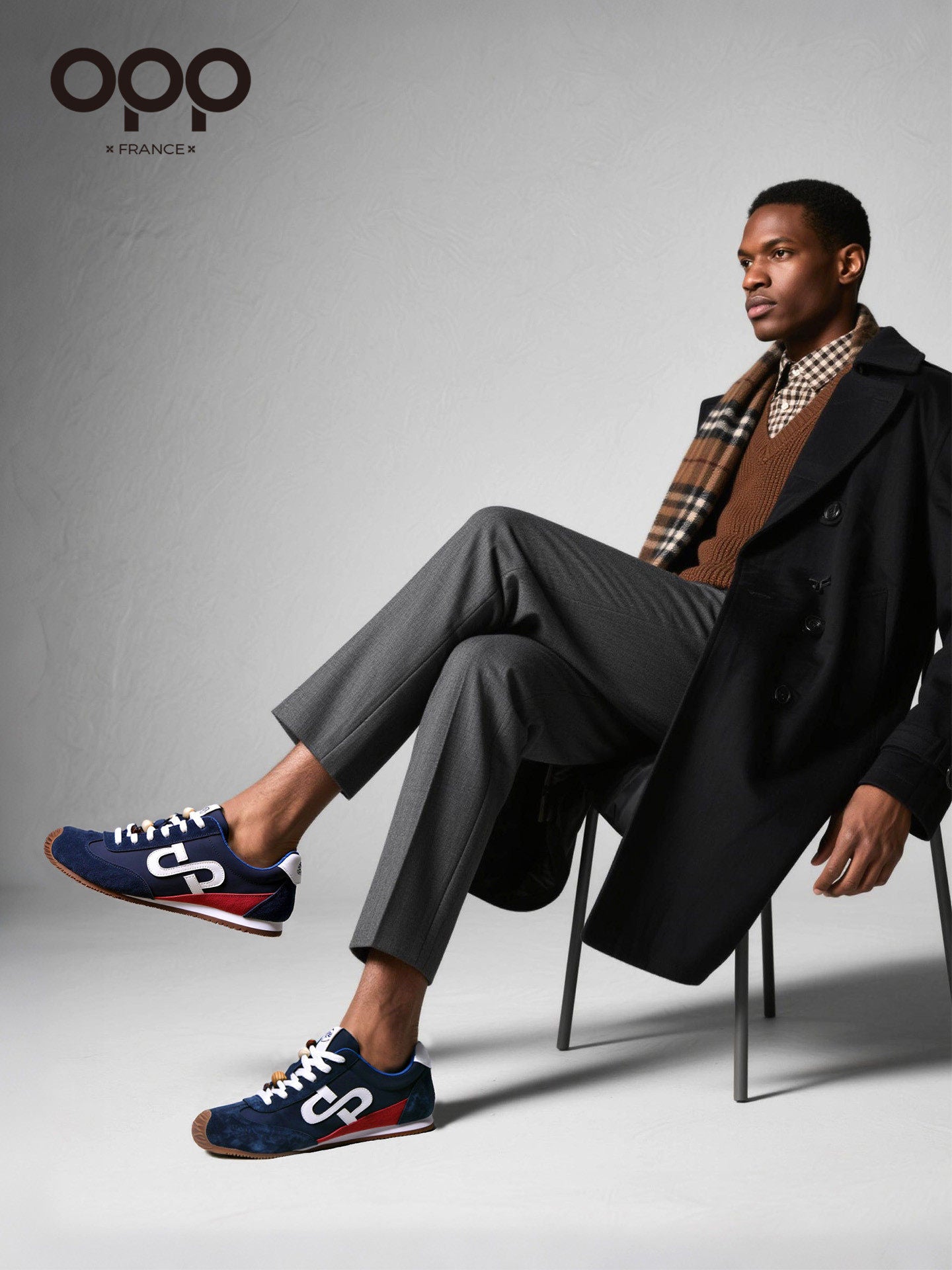 OPP Men's Shoes 2026 Spring New Natal Year Red Comfortable Forrest Gump Men's Shoes Non-Slip Versatile Men's Moral Training Shoes