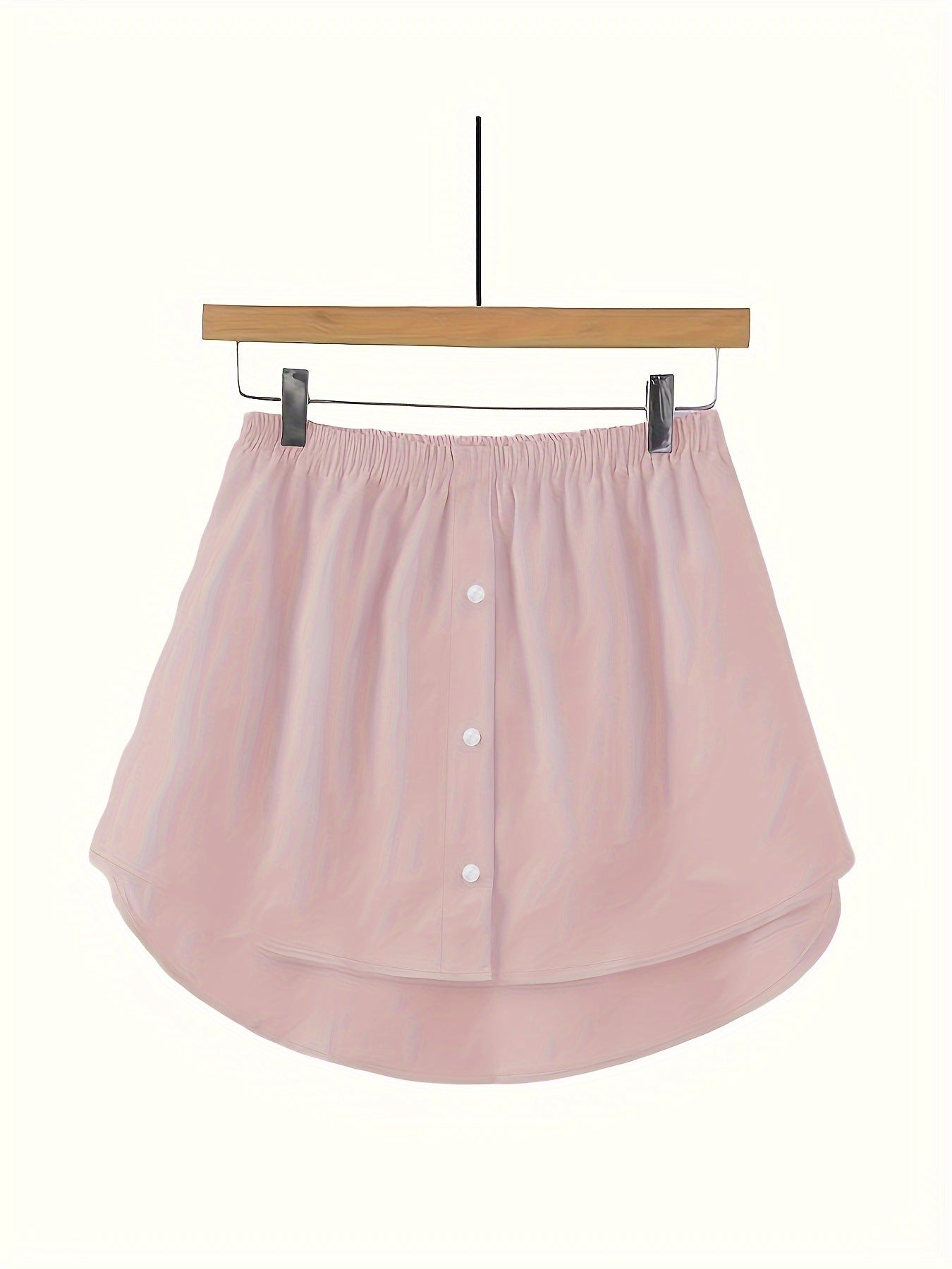 Hip-covering women's sweatshirt, base skirt, spring/autumn/winter shirt hem with a butt curtain layered over a skirt to cover the stomach