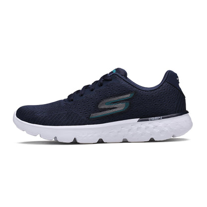 Skechers Walking Shoes Women's Shoes 2022 Spring and Autumn New Sneakers Mesh Lightweight Running Shoes 14804 BKW