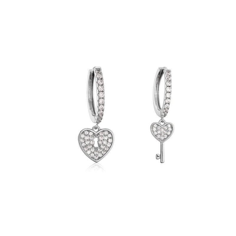 RAKOL designer creative small round hoop earrings for women, European and American fashionable simple geometric earrings, in stock wholesale