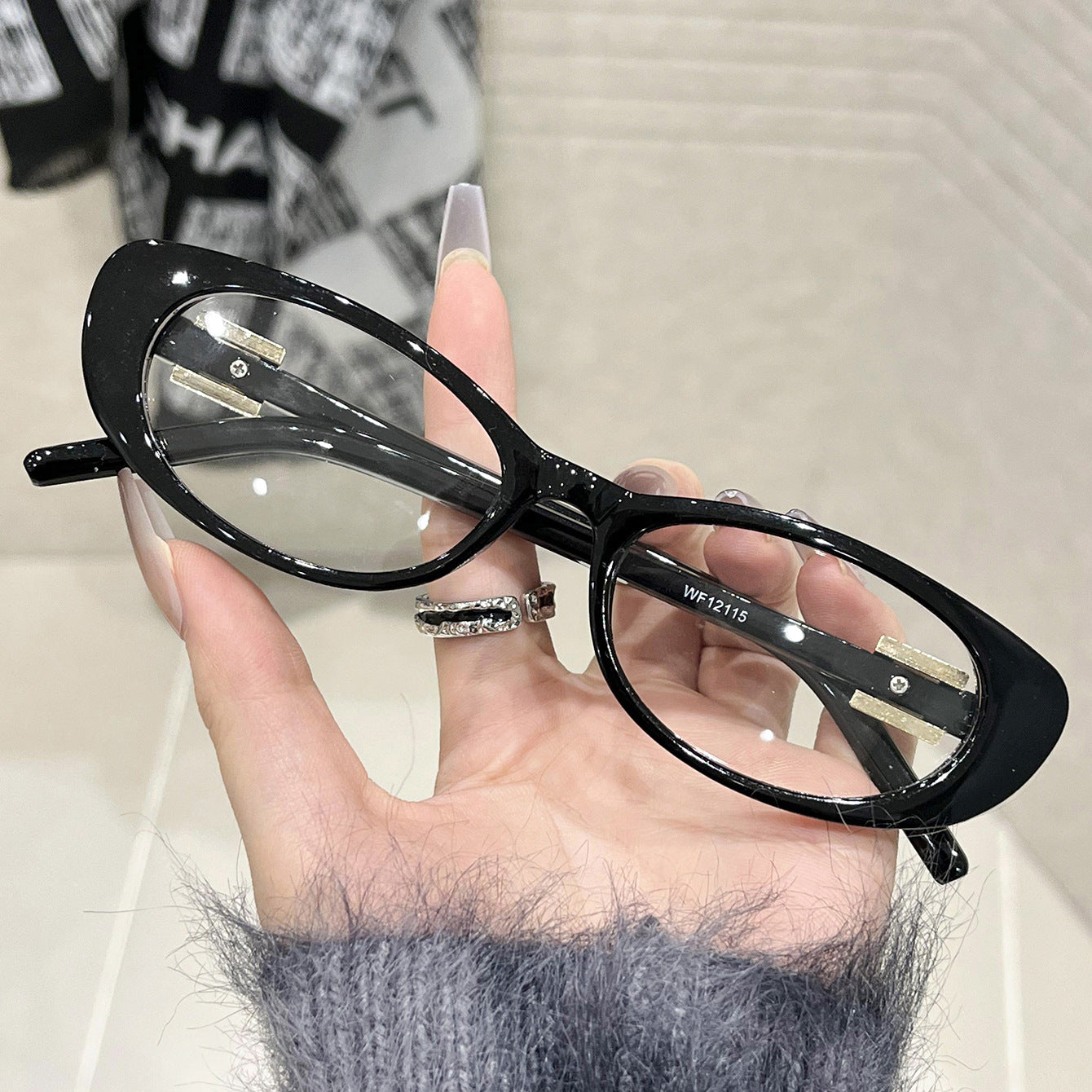 Retro cat eye sunglasses women's high-end new ins Internet celebrity same sunglasses men's fashion street shooting sunglasses