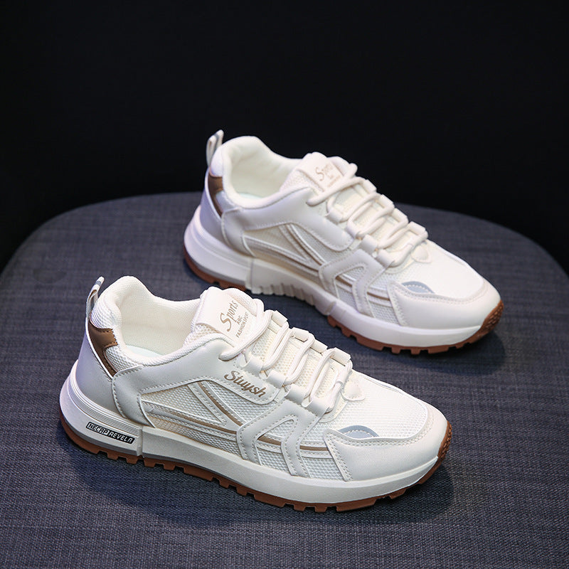 2025 New Breathable Women's Shoes Fashion Platform Forrest Forrest Gump Shoes Korean College Style Student Casual Sports Board Shoes Women