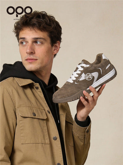 OPP men's shoes spring 2026 new retro versatile outdoor sports and leisure shoes niche high-end Forrest Gump shoes for men