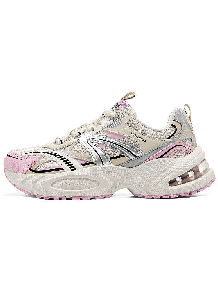 Skechers 2025 Spring/Summer New Women's Shoes Cushioning Comfortable Retro Casual Sports Daddy Shoes 177606 NTPK