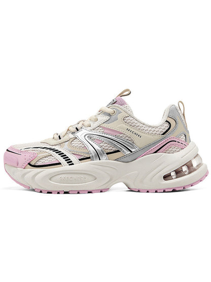 Skechers 2025 Spring/Summer New Women's Shoes Cushioning Comfortable Retro Casual Sports Daddy Shoes 177606 NTPK