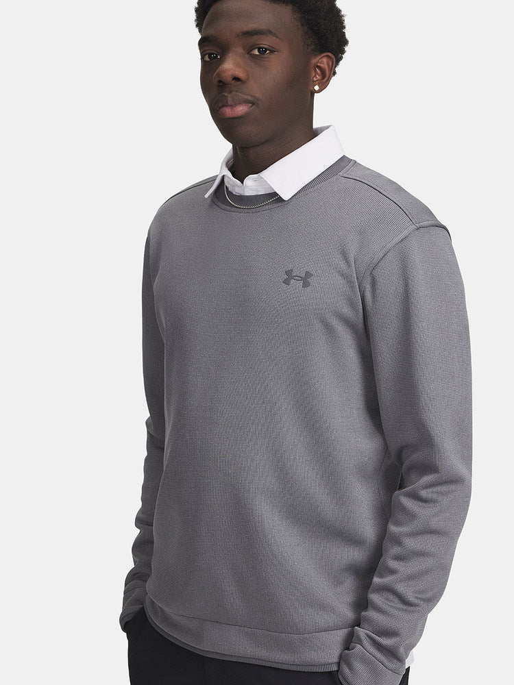UA Under Armour New Men's Casual Sports Simple and Versatile Long Sleeve Jacket Crew Neck Top 6003723-025