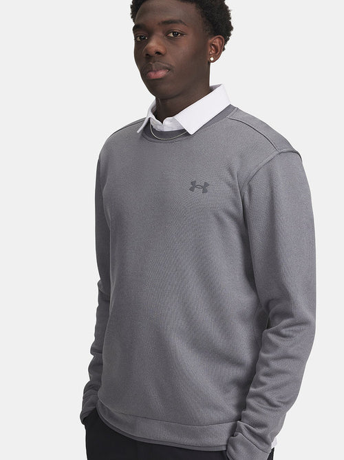 UA Under Armour New Men's Casual Sports Simple and Versatile Long Sleeve Jacket Crew Neck Top 6003723-025