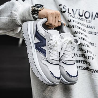 Primavera e outono New Balance Cool Running Men's Shoes Spring New Lightweight and Wear-Resistant Outdoor Breathable Casual Shoes Sports Board Shoes Sapatos Masculinos