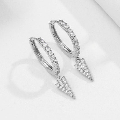 RAKOL designer creative small round hoop earrings for women, European and American fashionable simple geometric earrings, in stock wholesale